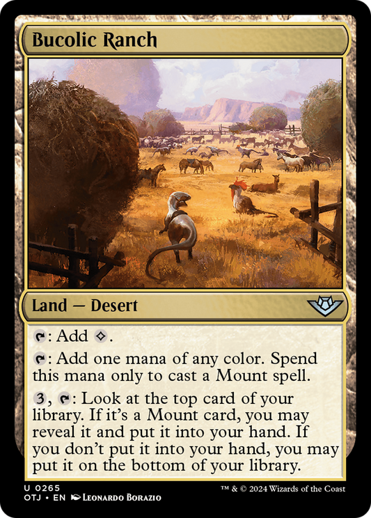 Bucolic Ranch (265) Foil - Outlaws of Thunder Junction