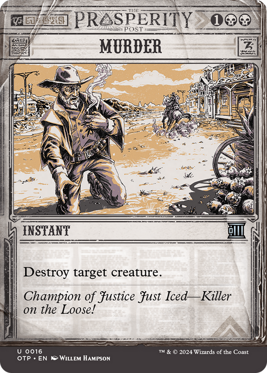 Murder (Showcase) (016) Foil - Breaking News