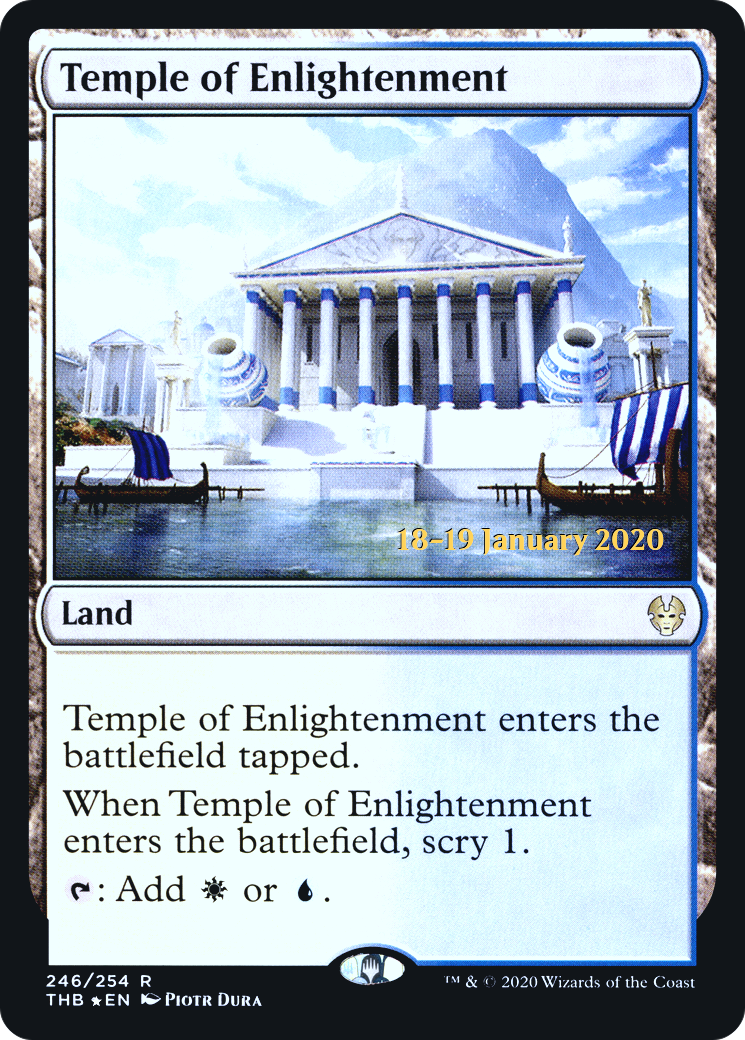 Temple of Enlightenment (246) Foil - Theros Beyond Death Promos