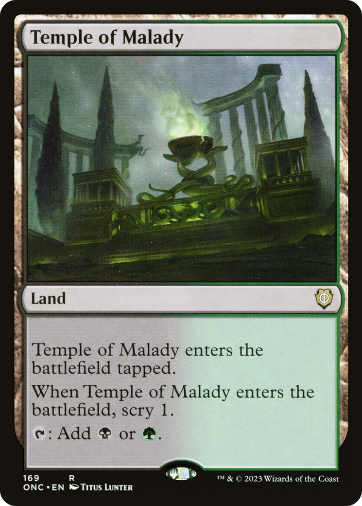 Temple of Malady (169) - Phyrexia: All Will Be One Commander