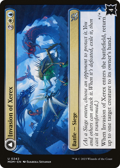 Invasion of Xerex // Vertex Paladin (242) Foil - March of the Machine