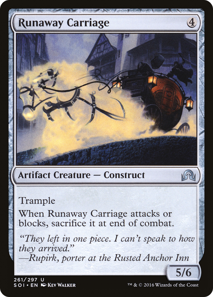 Runaway Carriage (261) - Shadows over Innistrad