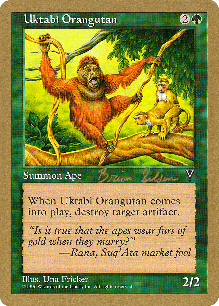 Uktabi Orangutan - 1998 Brian Selden (VIS) (Retro) - World Championship Decks 1998