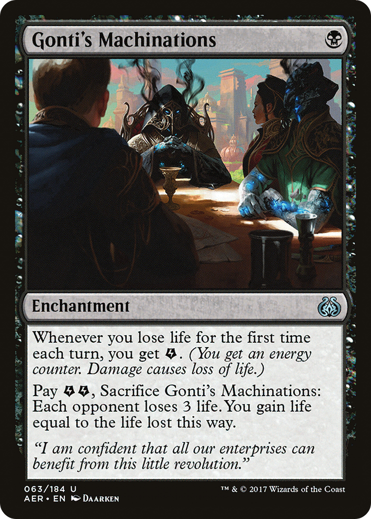Gonti's Machinations (063) Foil - Aether Revolt