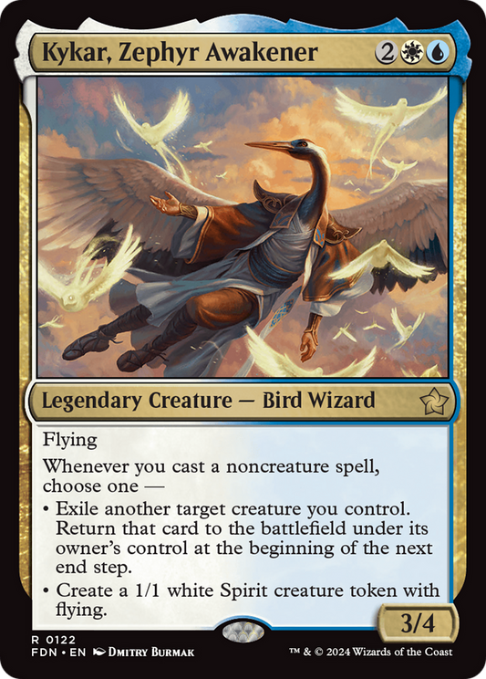 Kykar, Zephyr Awakener [Foundations] Foil