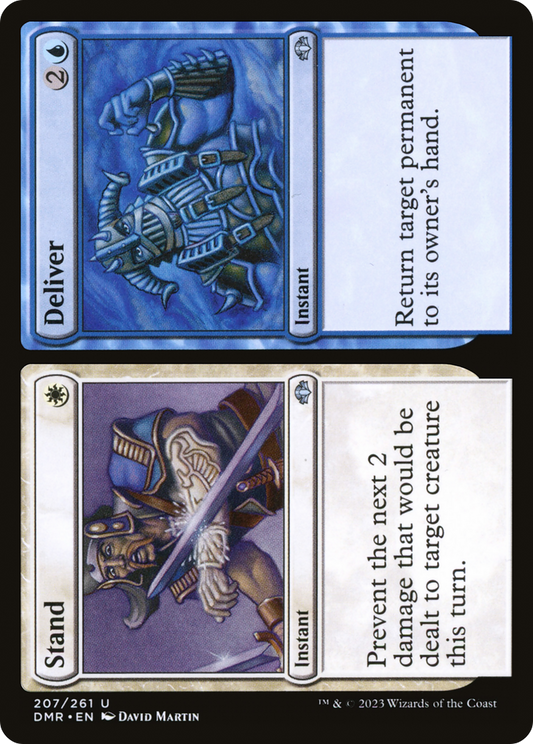 Stand // Deliver [Dominaria Remastered] Foil