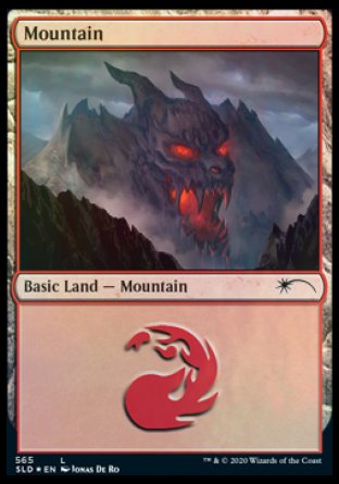 Mountain (Develish) (565) [Secret Lair Drop Promos] | Silver Goblin