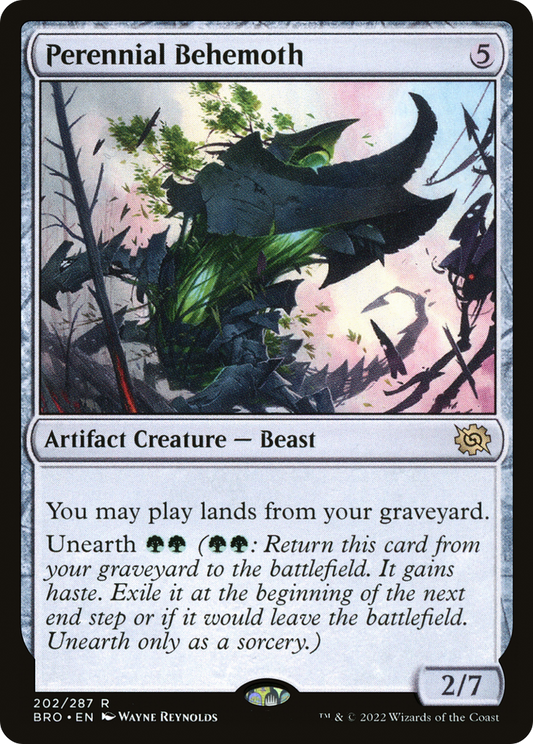 Perennial Behemoth (202) Foil - The Brothers' War