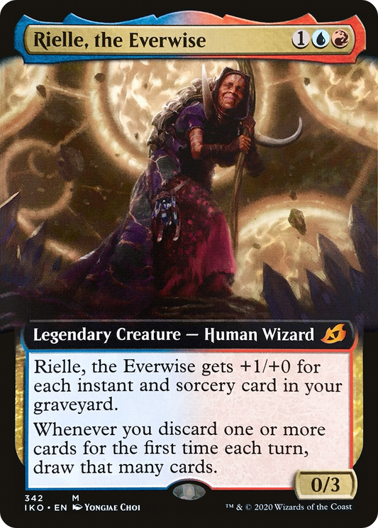 Rielle, the Everwise (Extended Art) [Ikoria: Lair of Behemoths] Foil