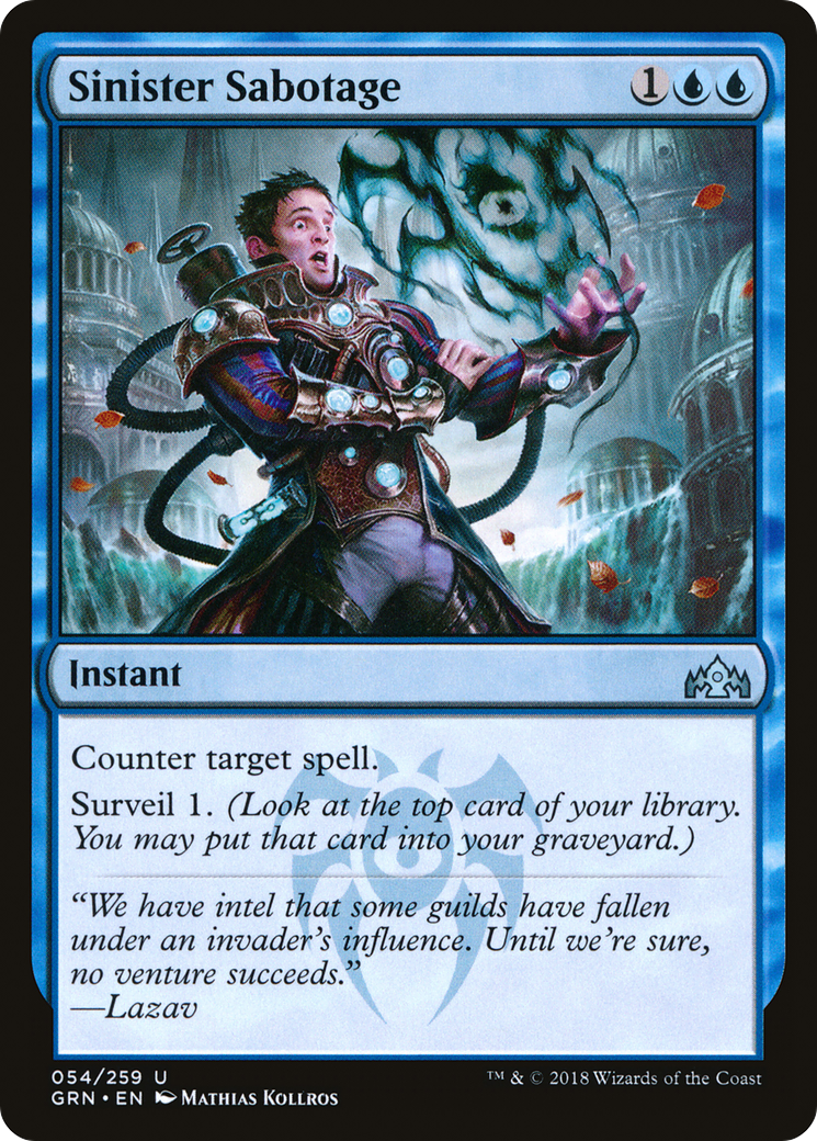 Sinister Sabotage (054) - Guilds of Ravnica