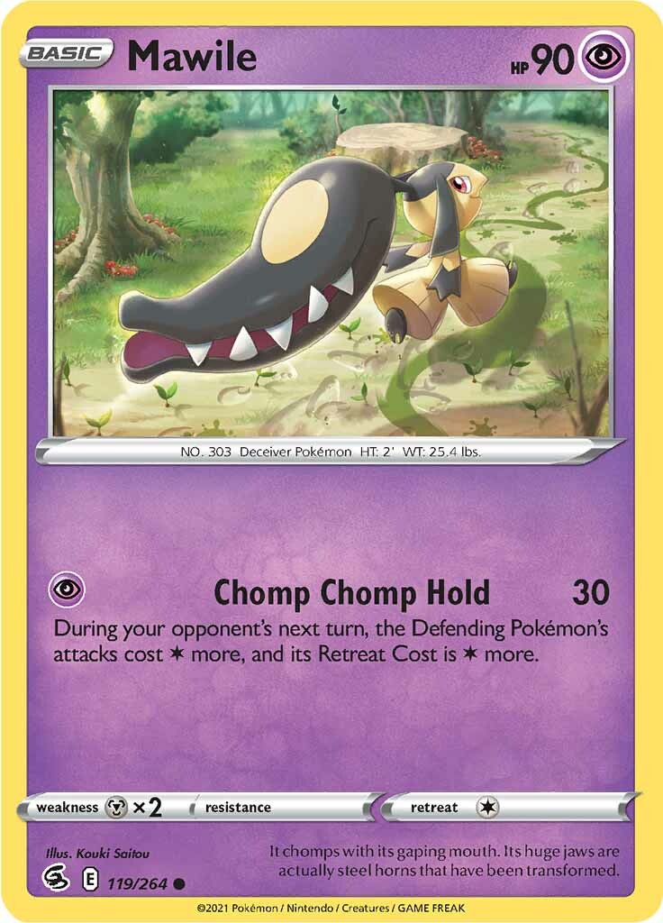 Mawile (119/264) [Sword & Shield: Fusion Strike] | Silver Goblin