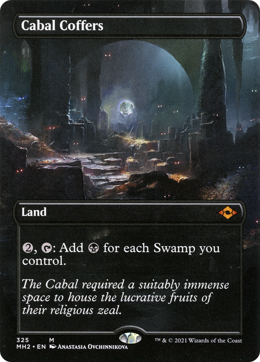 Cabal Coffers (Borderless Alternate Art) [Modern Horizons 2] Foil