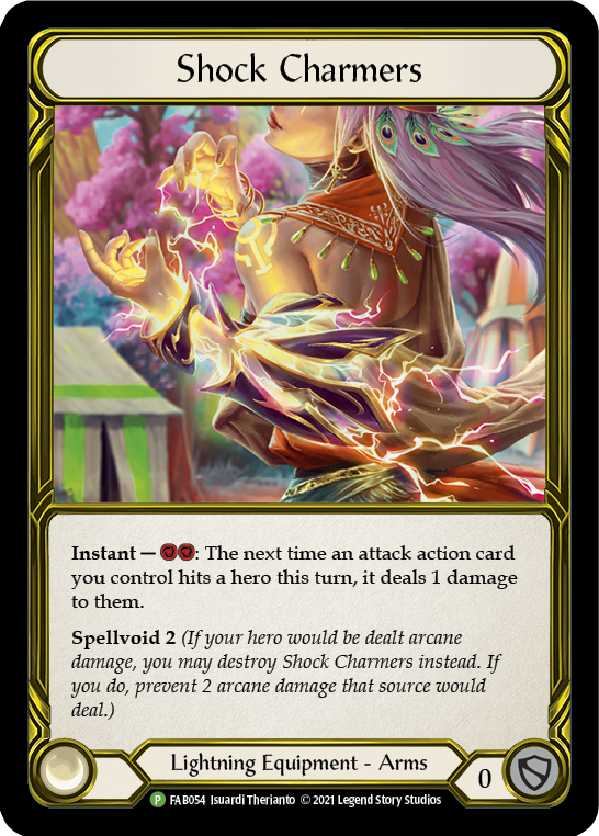 Shock Charmers (Golden) [FAB054] (Promo)  Cold Foil | Silver Goblin