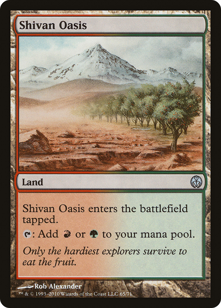 Shivan Oasis (065) - Duel Decks: Phyrexia vs. the Coalition