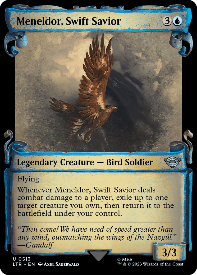 Meneldor, Swift Savior (Showcase Scrolls) (Showcase) (513) - The Lord of the Rings: Tales of Middle-earth