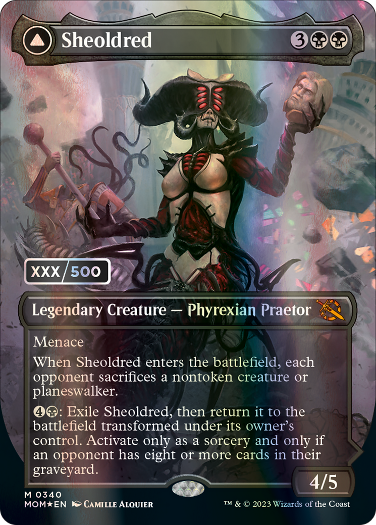 Sheoldred (Serial Numbered) (340) Foil - March of the Machine