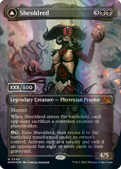 Sheoldred (Serial Numbered) (340) Foil - March of the Machine