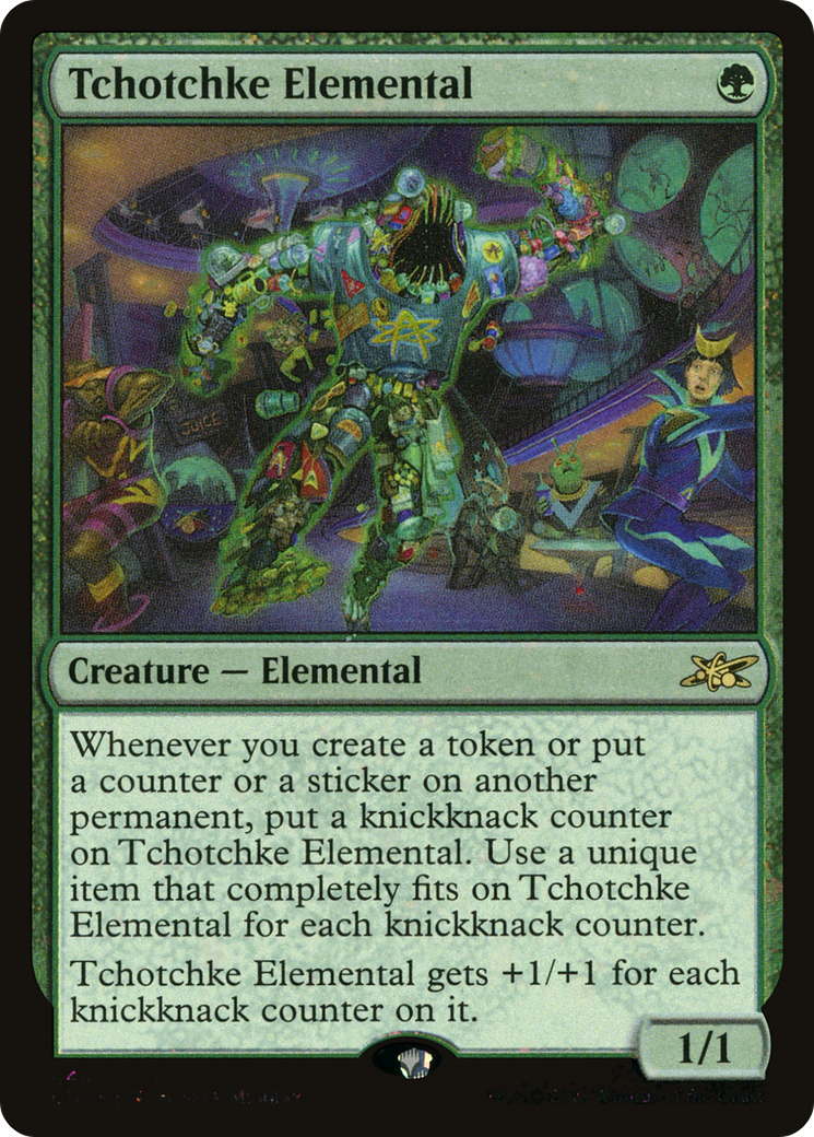 Tchotchke Elemental (Galaxy Foil) (444) Foil - Unfinity
