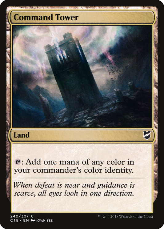 Command Tower (240) - Commander 2018