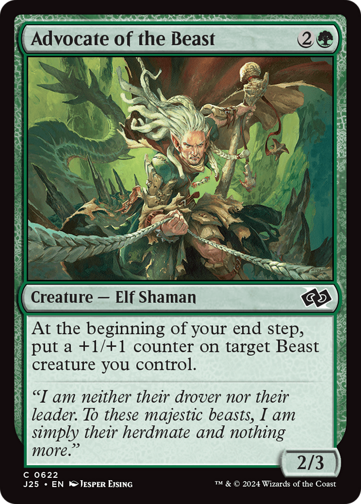 Advocate of the Beast [Foundations Jumpstart] | Silver Goblin