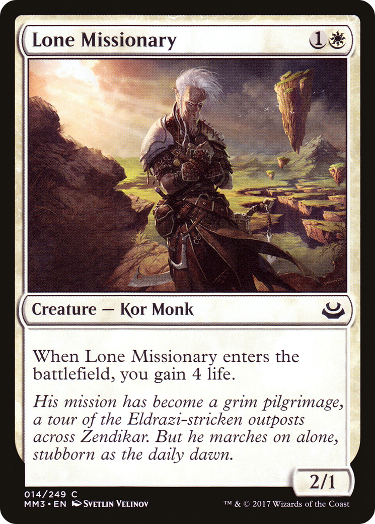 Lone Missionary (014) Foil - Modern Masters 2017