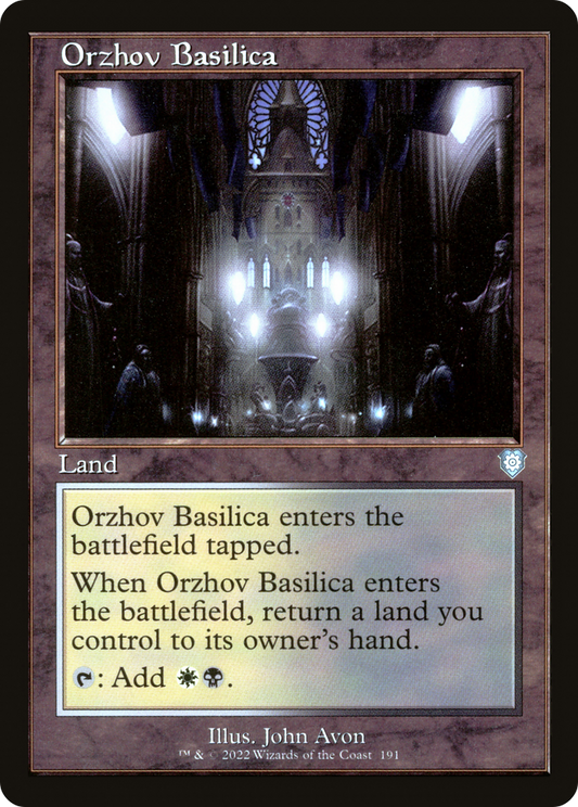 Orzhov Basilica (Retro) (191) - The Brothers' War Commander