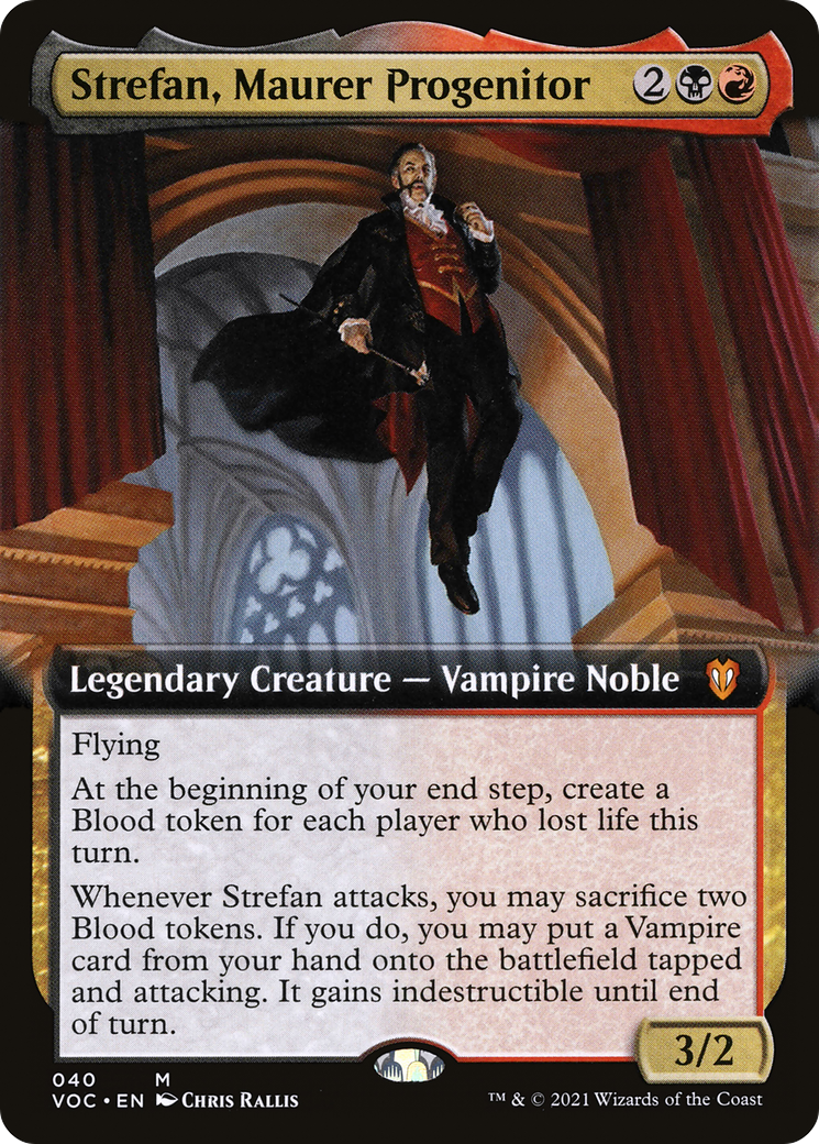 Strefan, Maurer Progenitor (Extended Art) (040) - Crimson Vow Commander