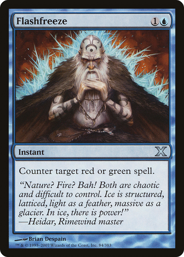 Flashfreeze (084) Foil - Tenth Edition