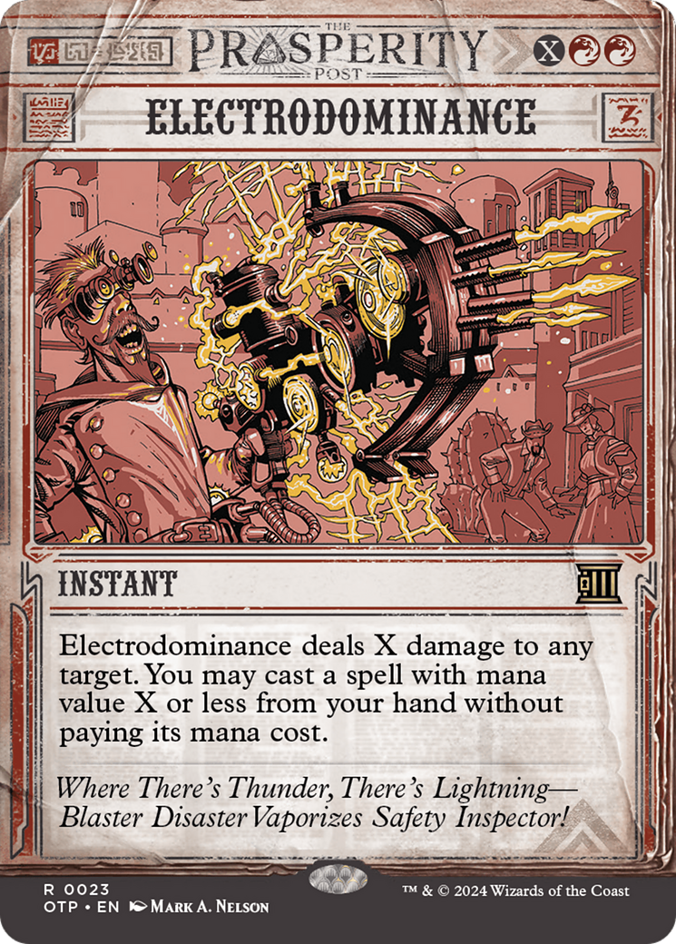 Electrodominance (Showcase) (023) Foil - Breaking News