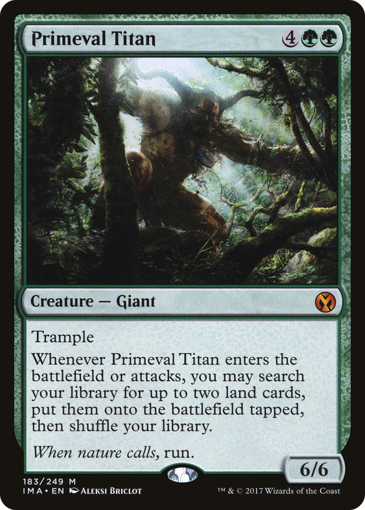 Primeval Titan (183) - Iconic Masters