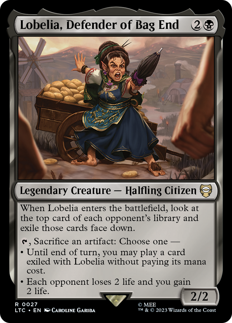 Lobelia, Defender of Bag End (027) - Tales of Middle-earth Commander