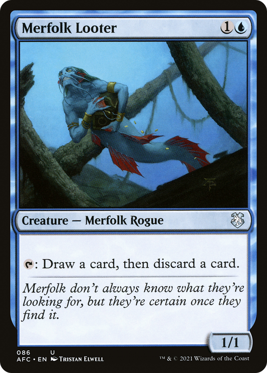Merfolk Looter (086) - Forgotten Realms Commander