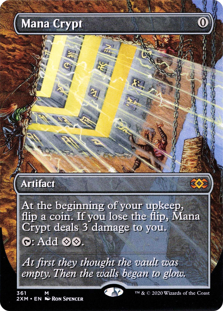 Mana Crypt (Borderless) (361) - Double Masters