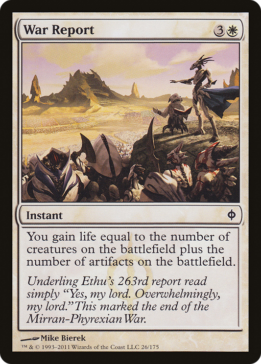 War Report (026) Foil - New Phyrexia