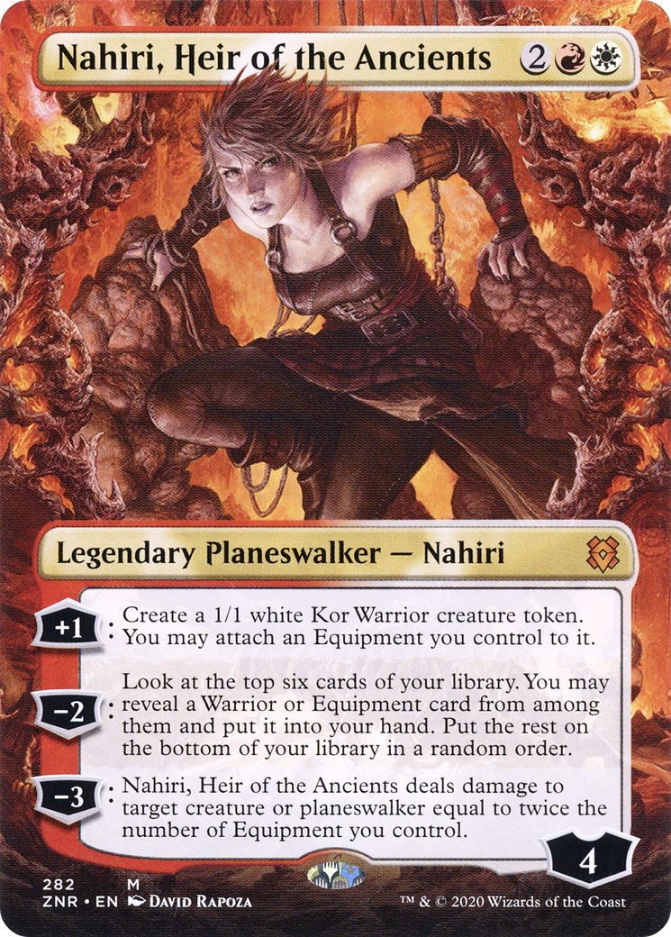 Nahiri, Heir of the Ancients (Borderless) (282) - Zendikar Rising