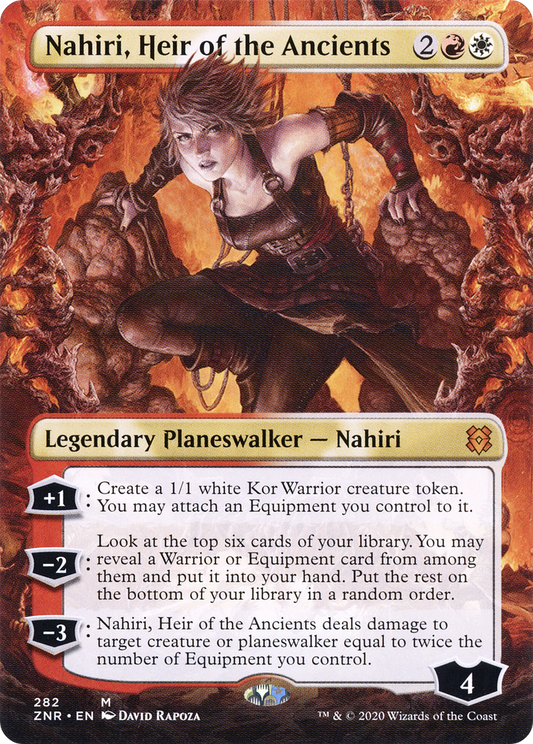 Nahiri, Heir of the Ancients (Borderless) (282) - Zendikar Rising