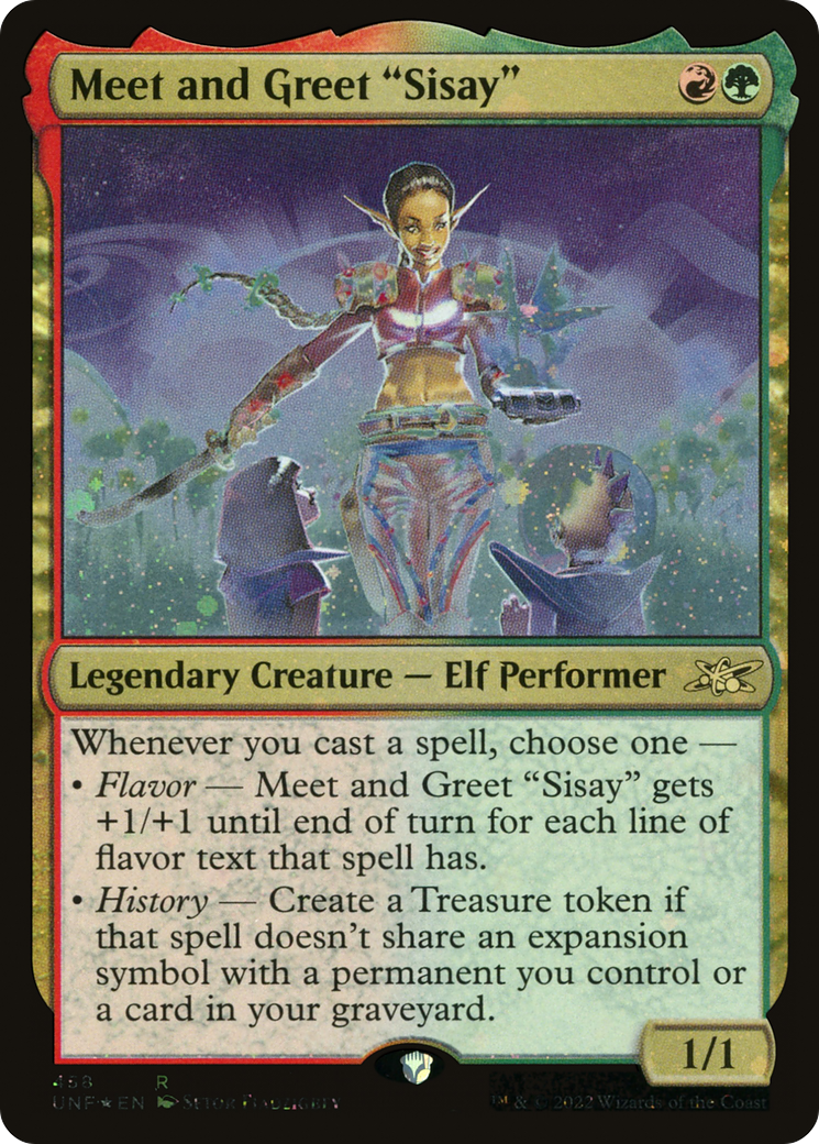 Meet and Greet "Sisay" (Galaxy Foil) (458) Foil - Unfinity