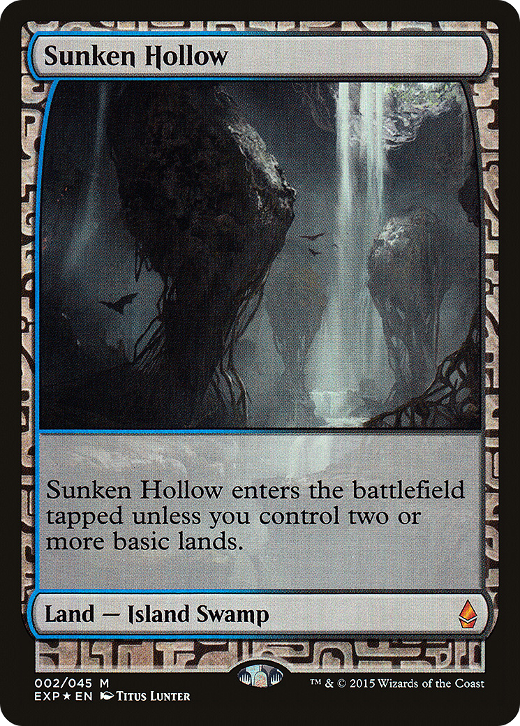 Sunken Hollow (002) Foil - Zendikar Expeditions