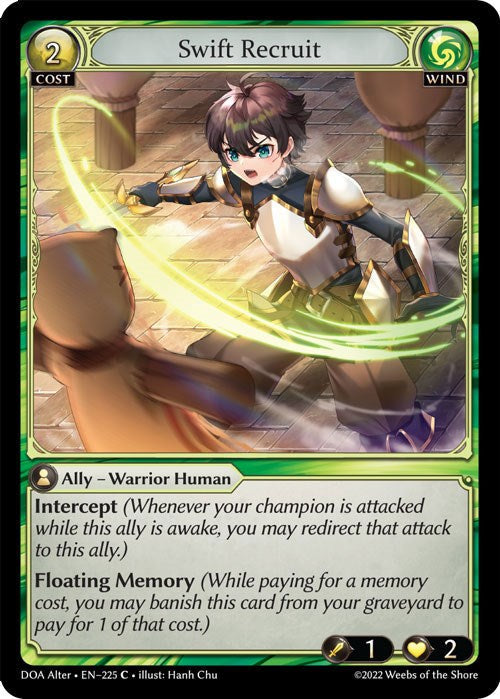 Swift Recruit (225) [Dawn of Ashes: Alter Edition] Foil