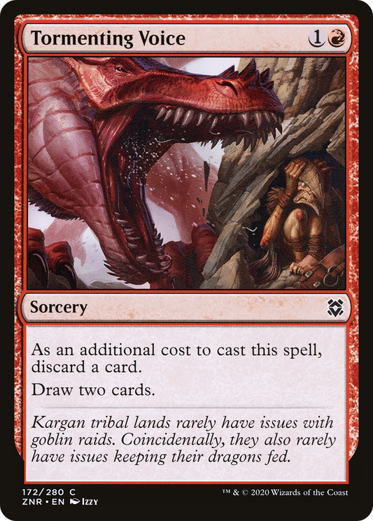 Tormenting Voice (172) - Zendikar Rising