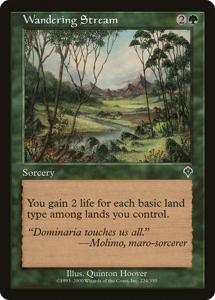 Wandering Stream [Invasion] Foil