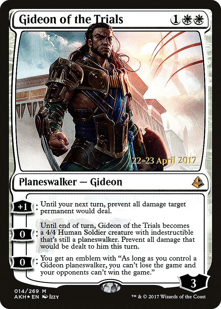 Gideon of the Trials (014) Foil - Amonkhet Promos