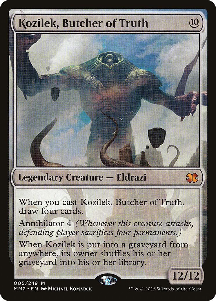 Kozilek, Butcher of Truth (005) Foil - Modern Masters 2015