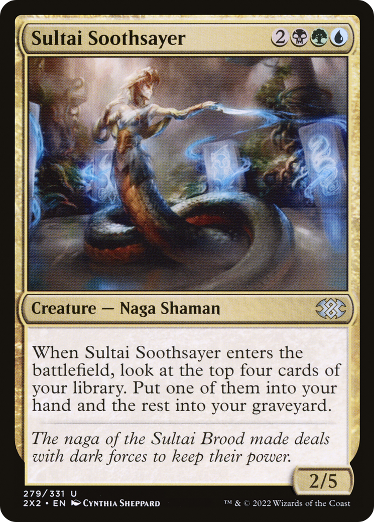 Sultai Soothsayer [Double Masters 2022] | Silver Goblin