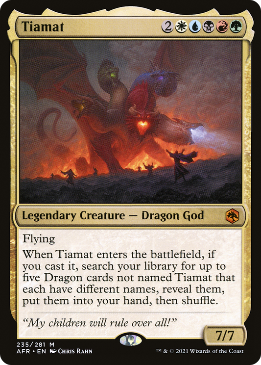 Tiamat [Dungeons & Dragons: Adventures in the Forgotten Realms] Foil