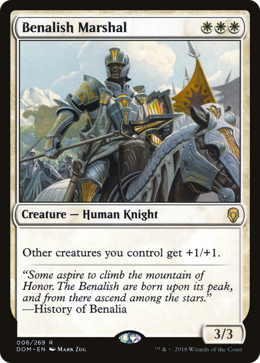 Benalish Marshal [Dominaria] Foil