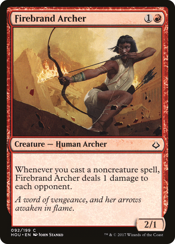 Firebrand Archer (092) Foil - Hour of Devastation