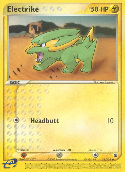 Electrike (52/109) [EX: Ruby & Sapphire] | Silver Goblin