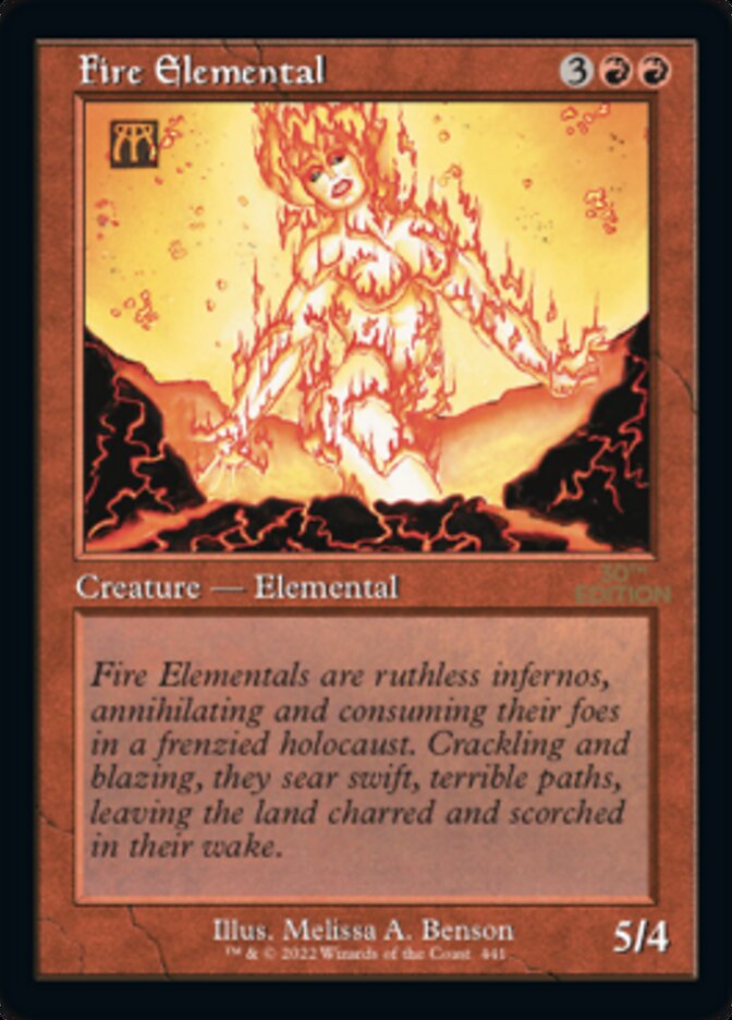 Fire Elemental (Retro) (441) - 30th Anniversary Edition