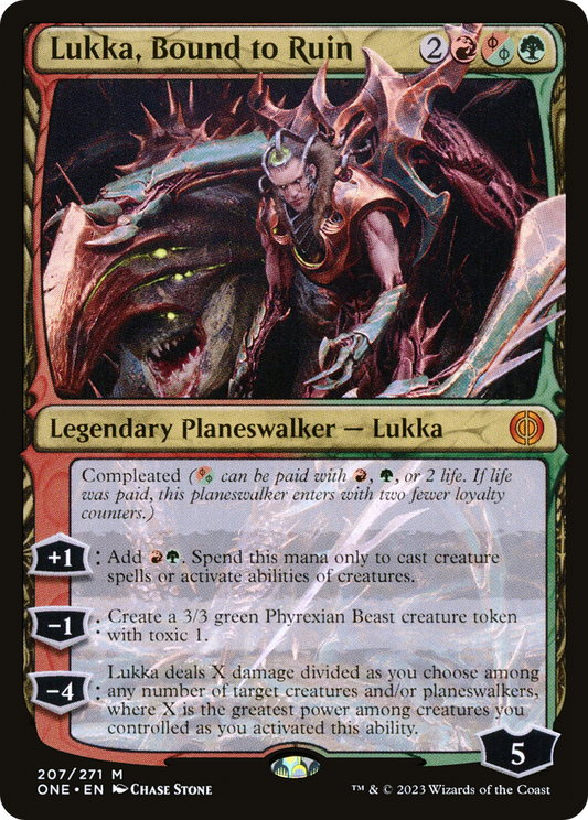 Lukka, Bound to Ruin (207) - Phyrexia: All Will Be One